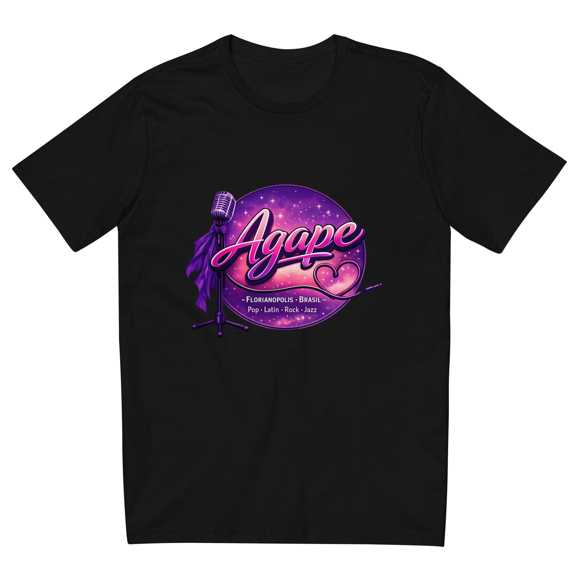 camiseta justa com modelagem reta masculina preta camiseta justa com modelagem reta masculina preta