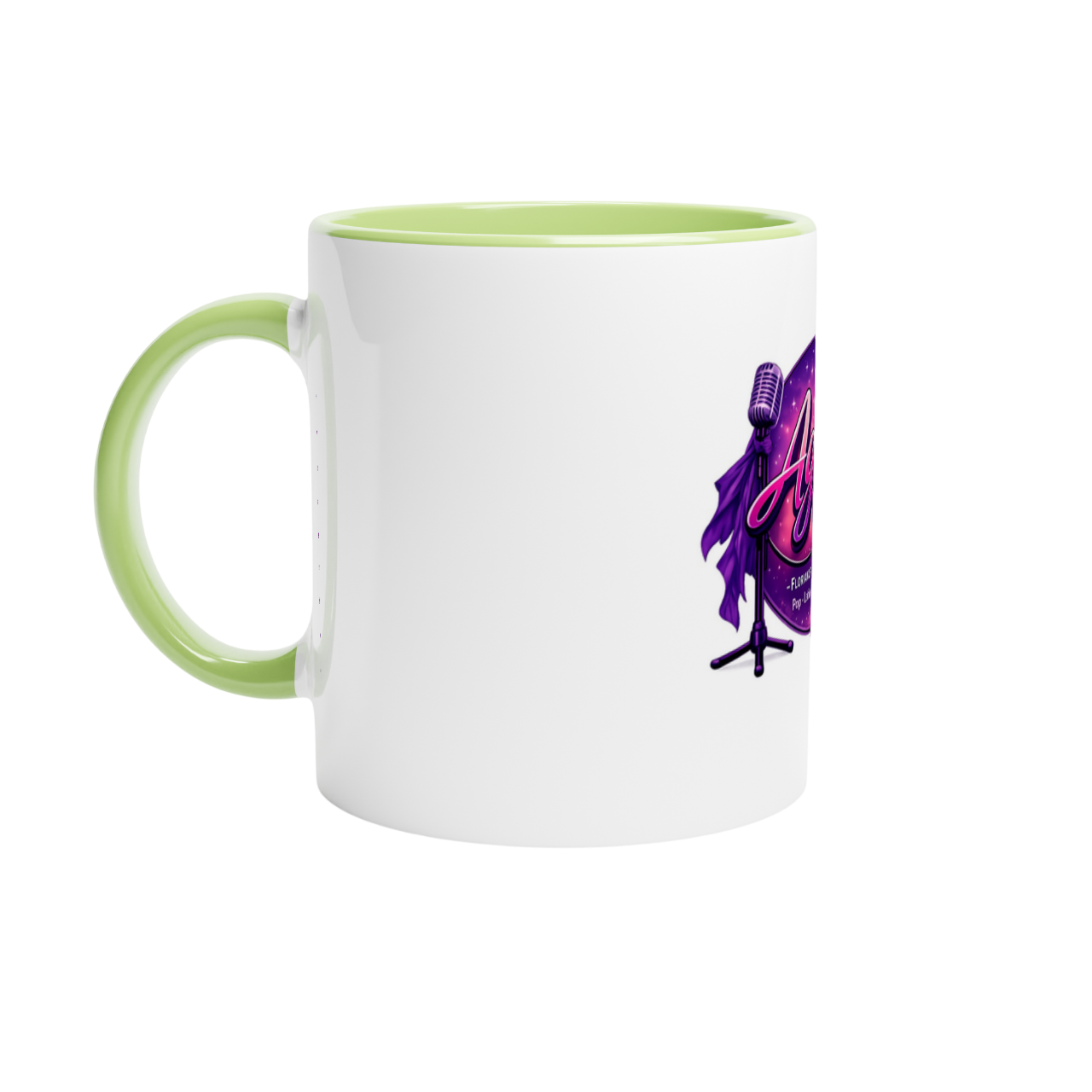 caneca de cerâmica branca 325 ml (11 onças) com interior colorido caneca de cerâmica branca 325 ml (11 onças) com interior colorido