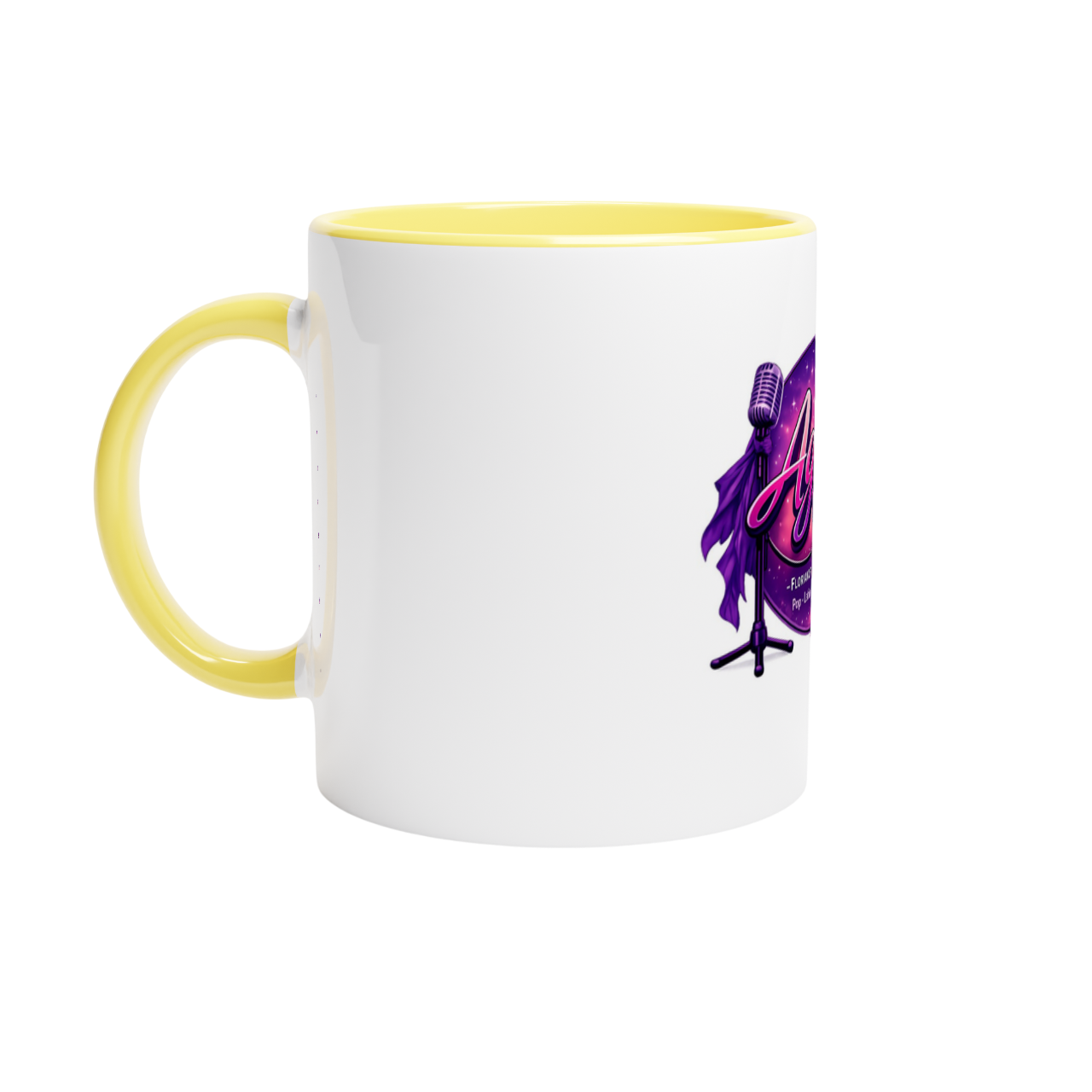 caneca de cerâmica branca 325 ml (11 onças) com interior colorido caneca de cerâmica branca 325 ml (11 onças) com interior colorido